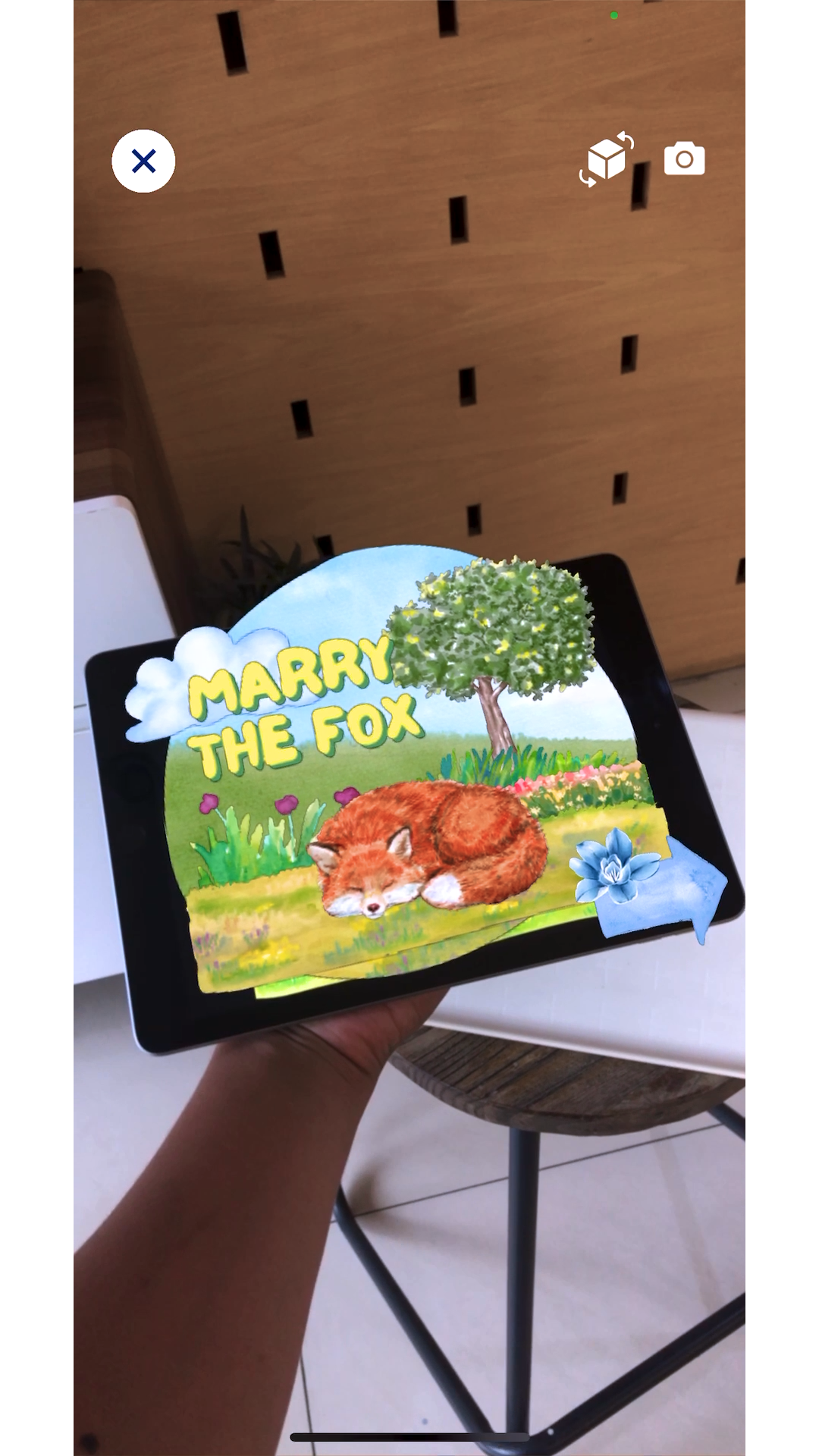 Example of how augmented reality can enhance your illustration